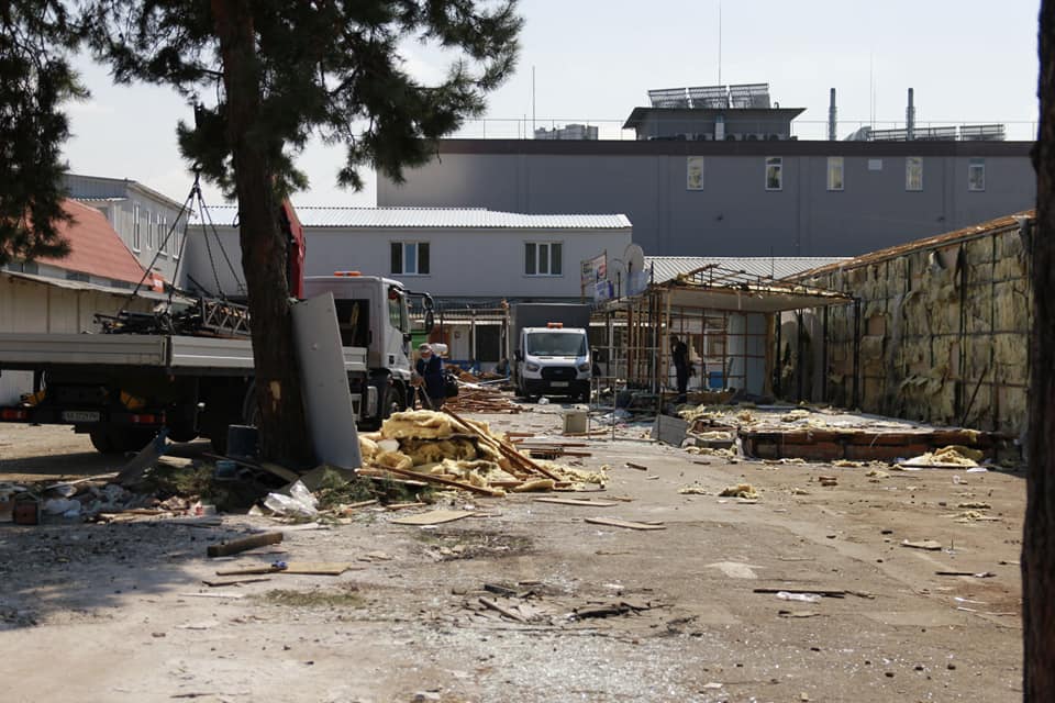 В Киеве полностью "зачистили" рынок "Юность": эпоха канула в Лету (фото)