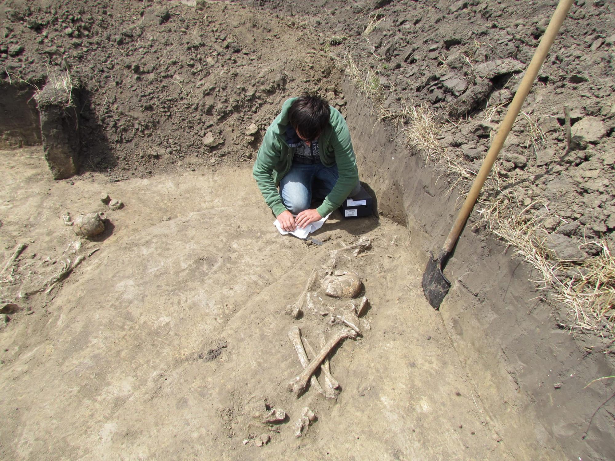 Лежали в могилі, обійнявшись: під Тернополем знайшли поховання, вік якого 3000 років (фото)
