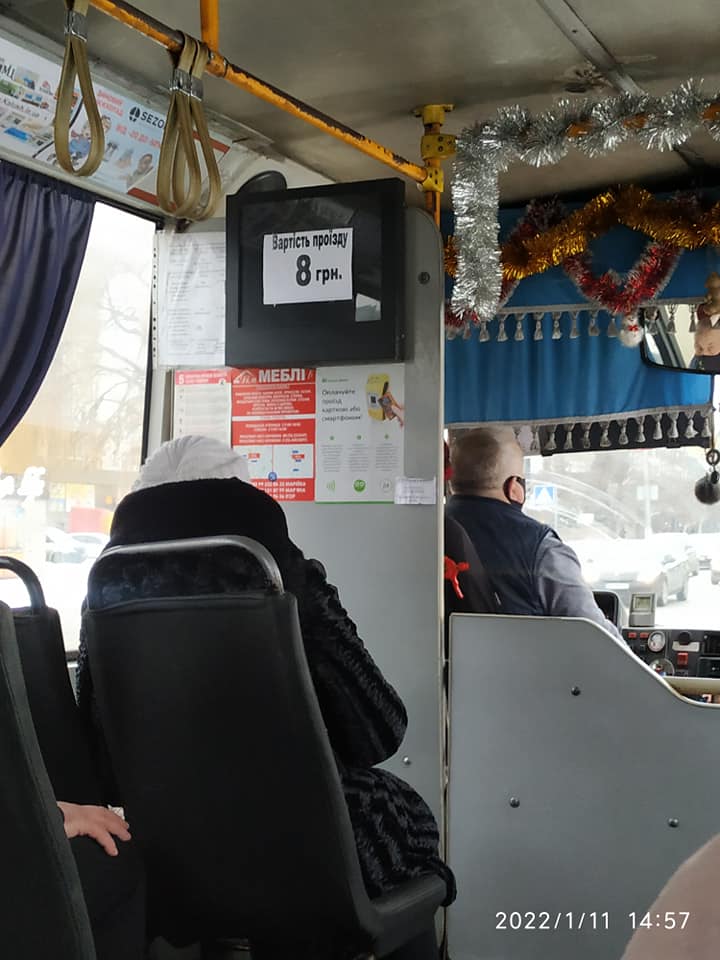 На Прикарпатье в маршрутке выросли грибы. Цена за проезд тоже (фотофакт)