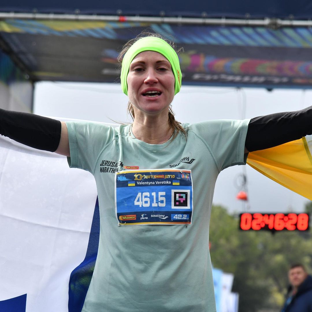 Беженка из Украины выиграла Иерусалимский марафон