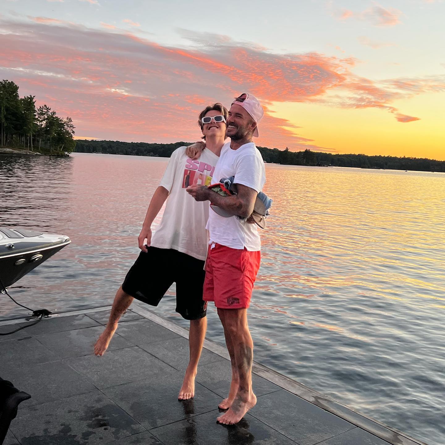 Дэвид Бекхэм растрогал посланием к сыну Бруклину после месяцев вражды