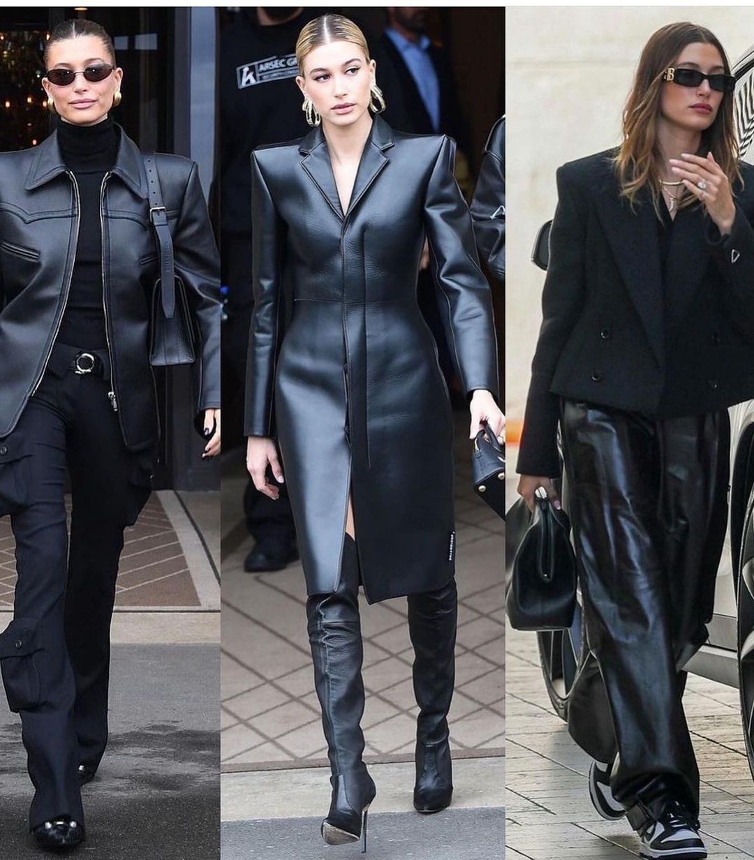 Как носить кожаные вещи весной 2023, чтобы выглядеть мегастильно: фотоподборка