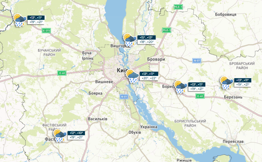 Не спекотно і вітряно: яка погода чекає на українців 22 червня