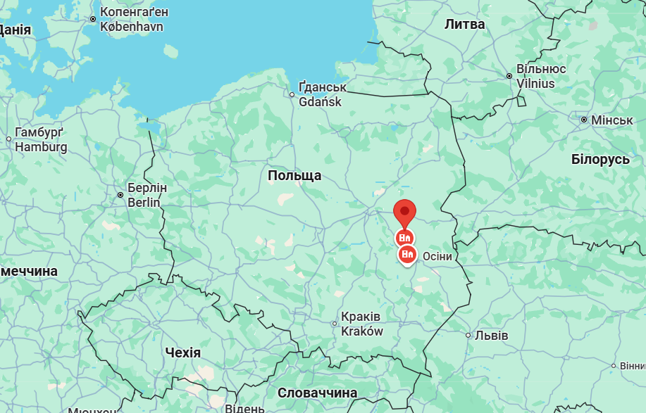 У Польщі впав і вибухнув невідомий об'єкт