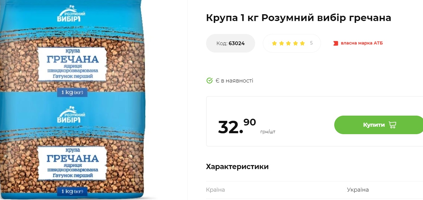 В Україні рекордно впала в ціні гречка: де продається найдешевша