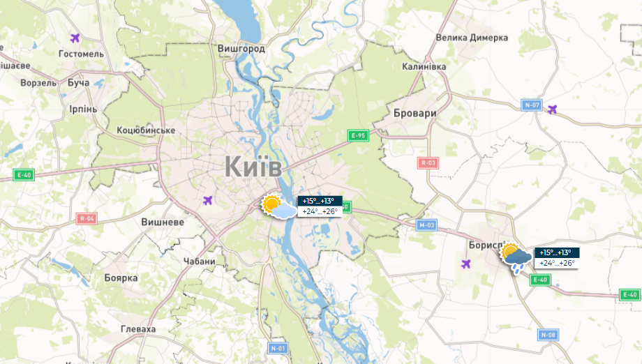 Україну знову підмочать дощі: прогноз погоди на сьогодні