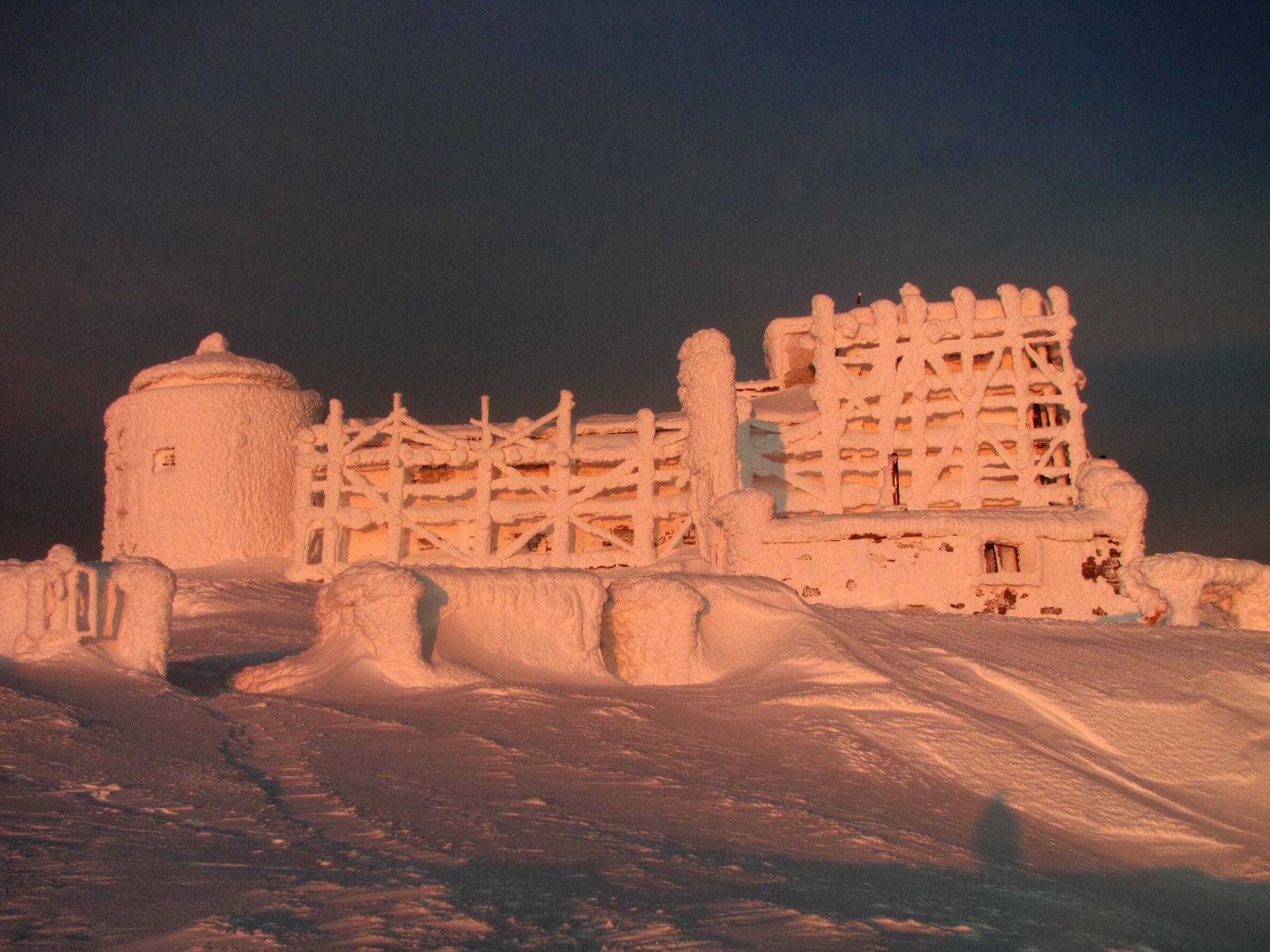 Красоту заснеженных Карпат в лучах солнца показали на сказочных фото