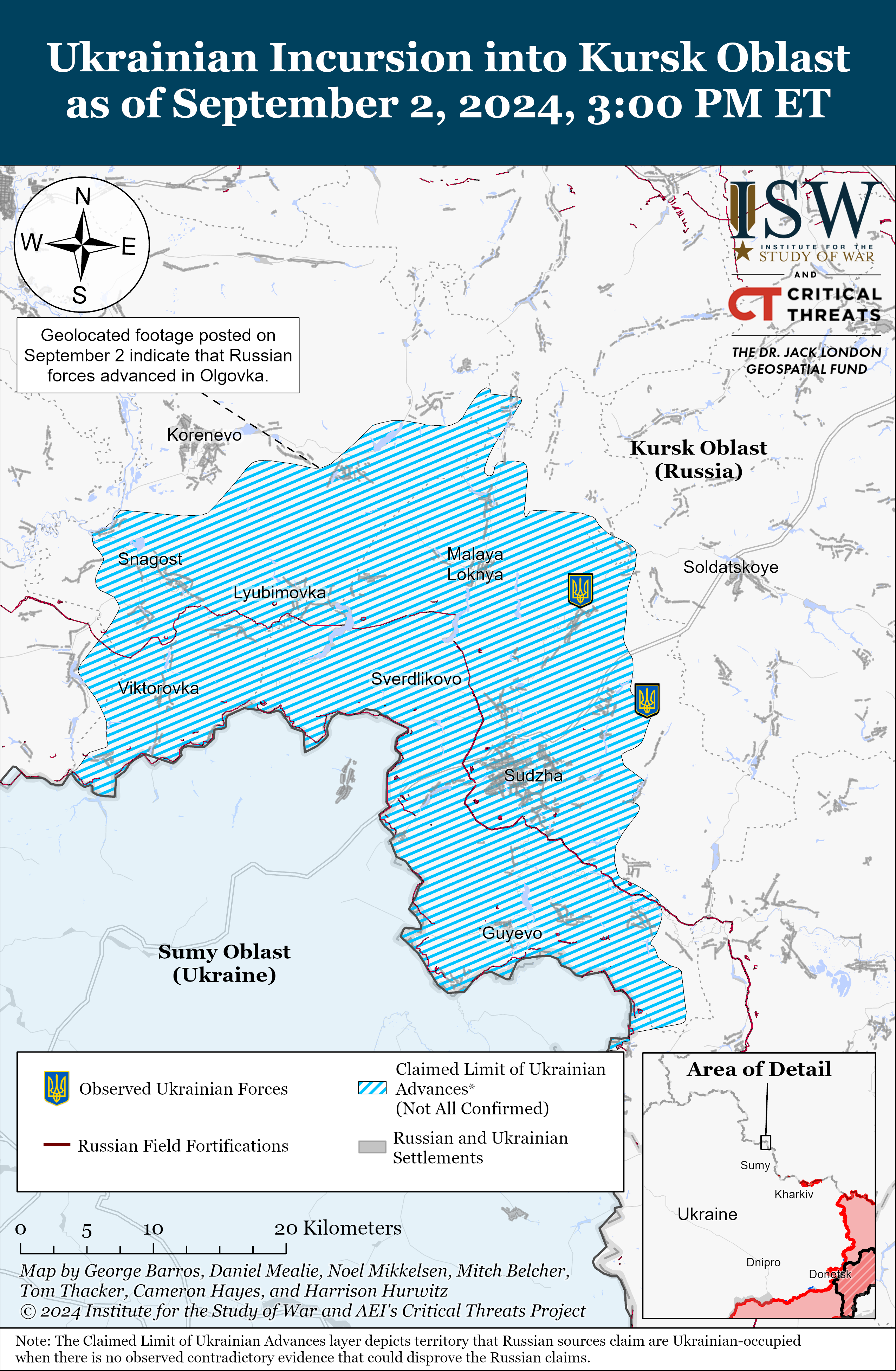 ЗСУ відновили позиції під Покровськом, ворог тисне біля Сіверська і Часового Яру: карти ISW