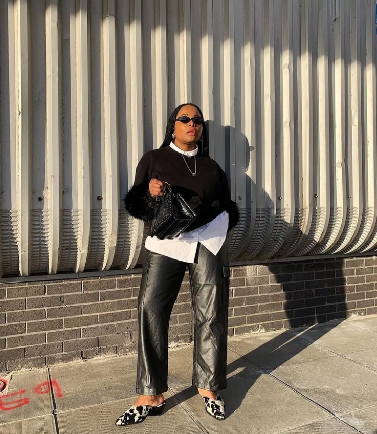 Короткий пуховик та шкіряні брюки: модні блогери показали головні тренди 2024 року