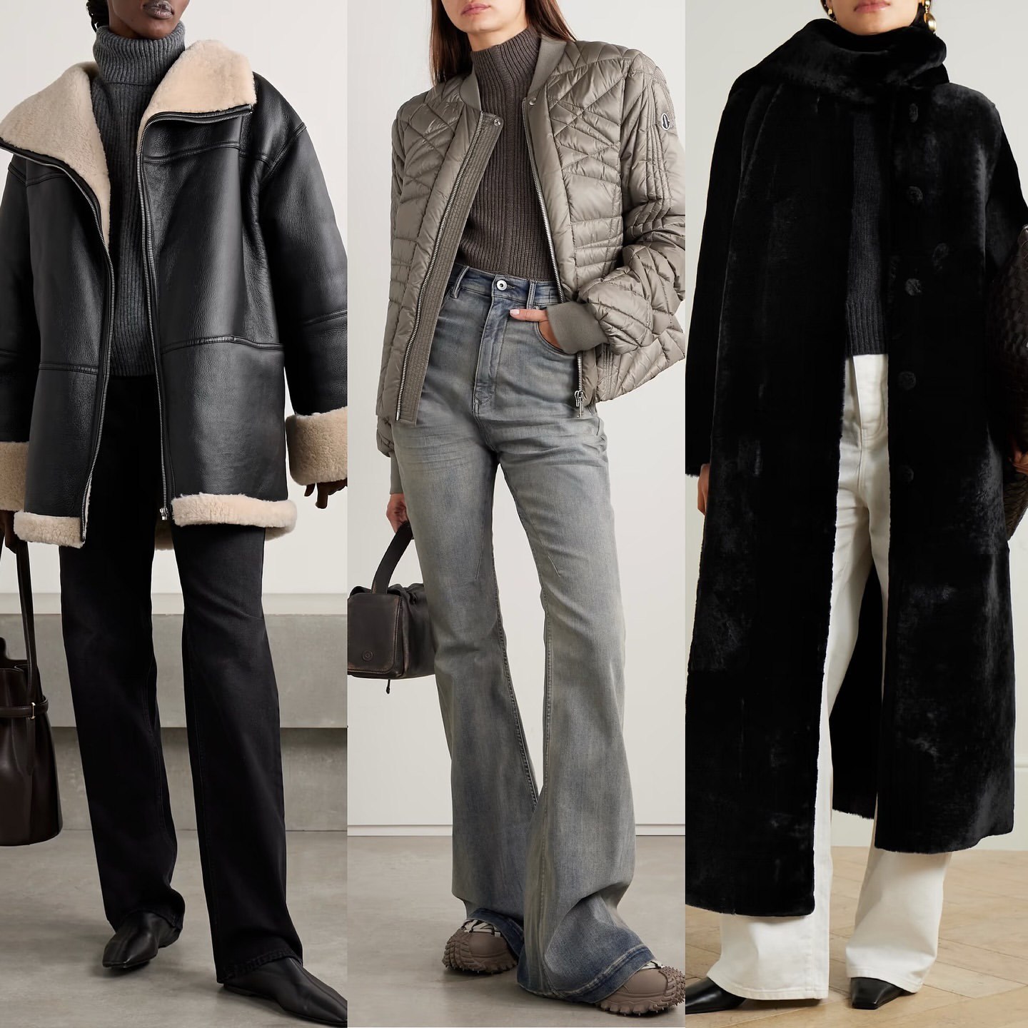 Модно і тепло: стилістка показала трендові образи з пальто та куртками на зиму 2025
