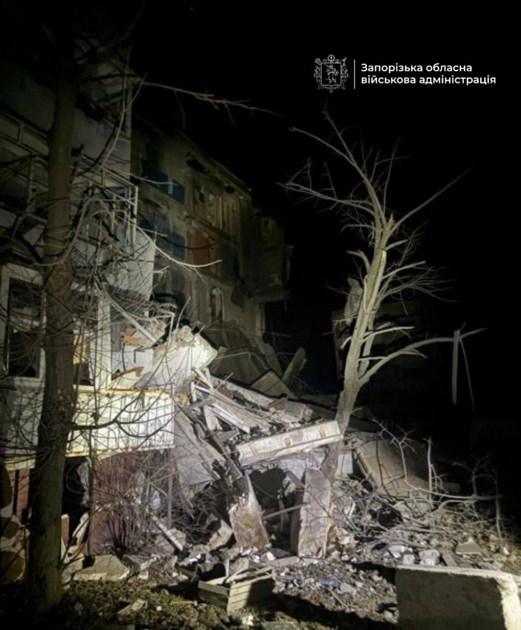Оккупанты 11 раз ударили КАБами по Степногорску в Запорожской области: есть жертва
