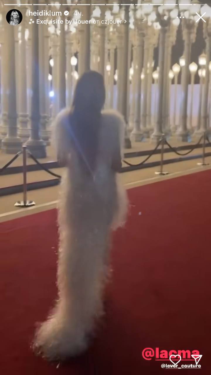 Гайді Клум на вечірці у Лос-Анджелесі вразила сукнею від українського бренду (фото)