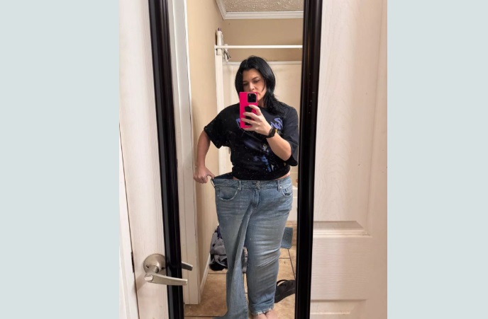 Мама двоих детей похудела на 70 килограммов, не выходя из дома: ее простой секрет