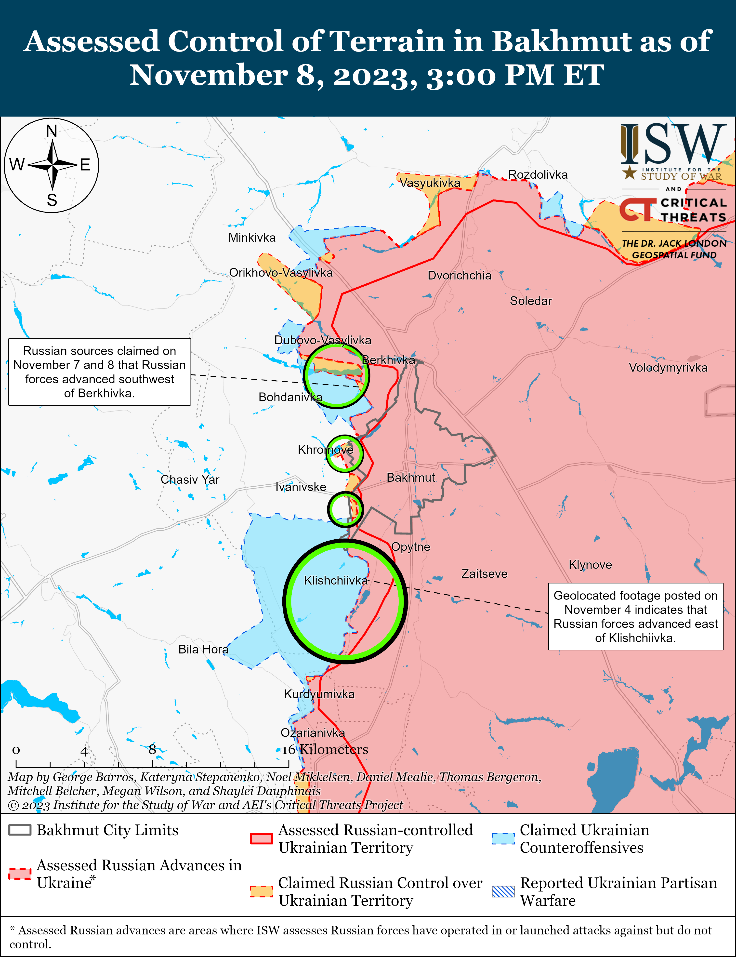 ЗСУ атакують поблизу Роботиного та Вербового: карти ISW