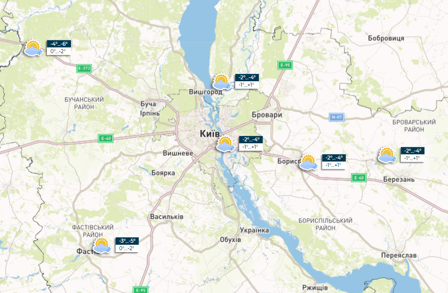 Снег и мороз: в каких областях Украины сегодня ждать зимней погоды