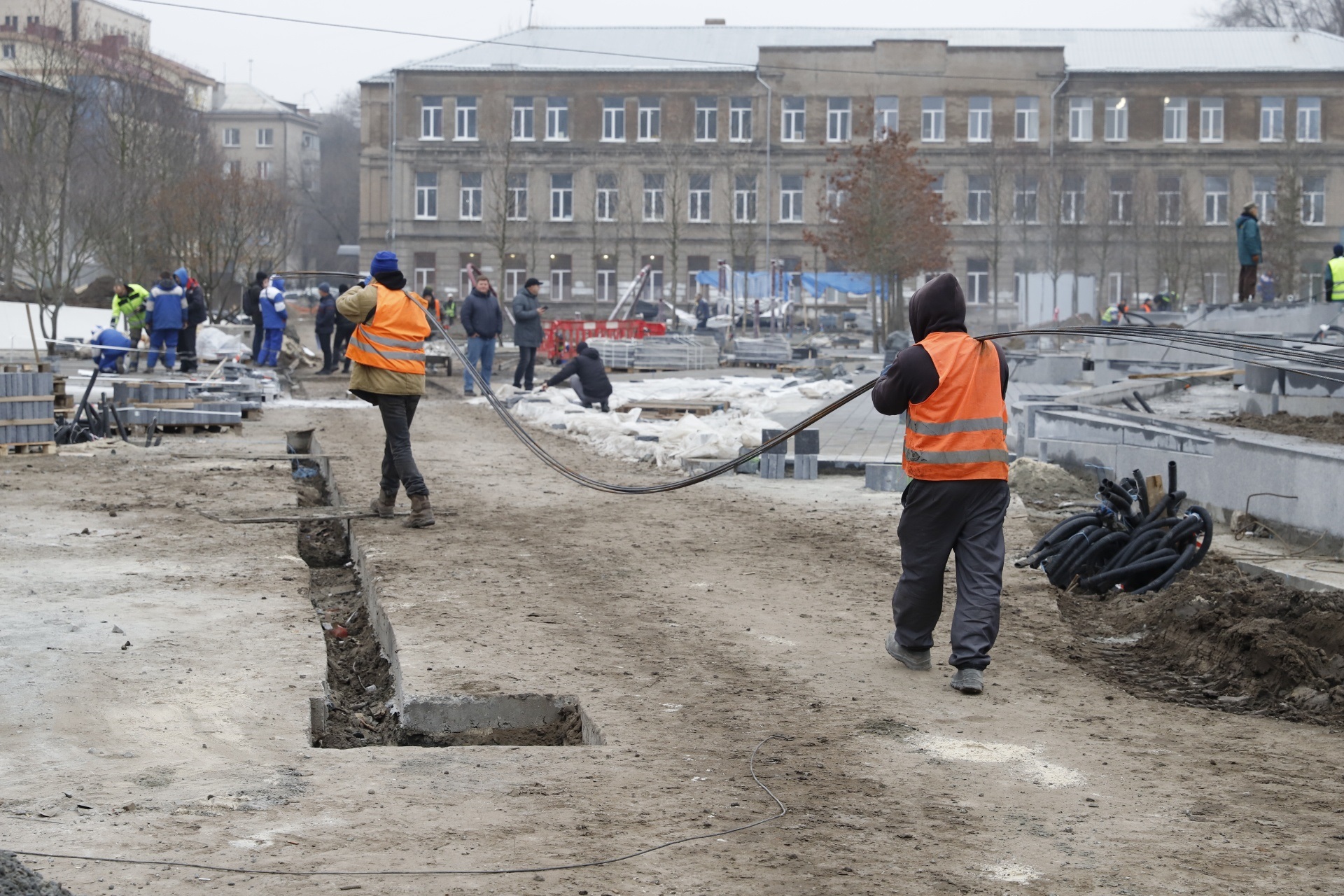 Филатов показал, как реконструируют Успенскую площадь в Днепре