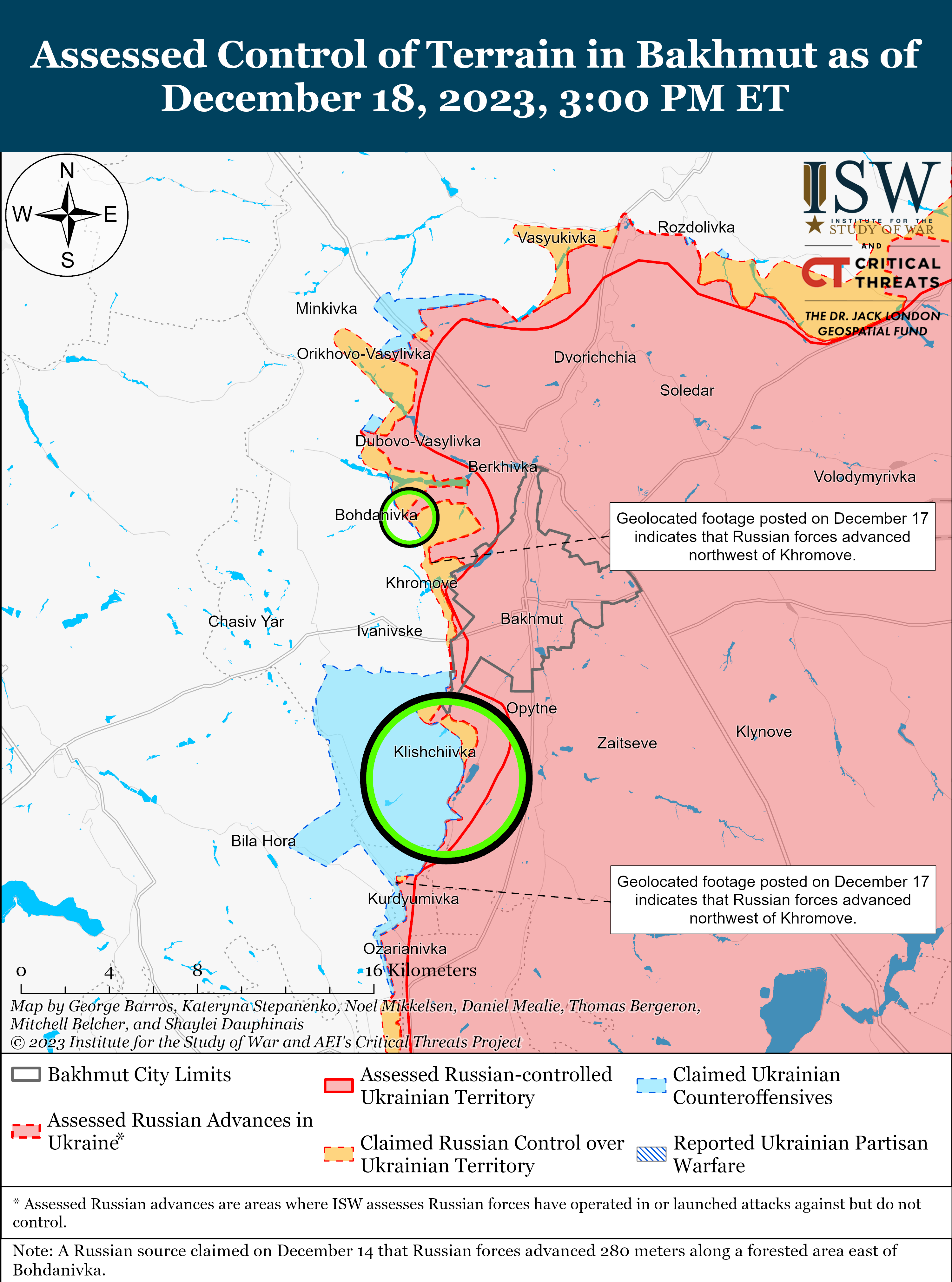 ЗСУ атакували в західній частині Запорізької області: карти ISW