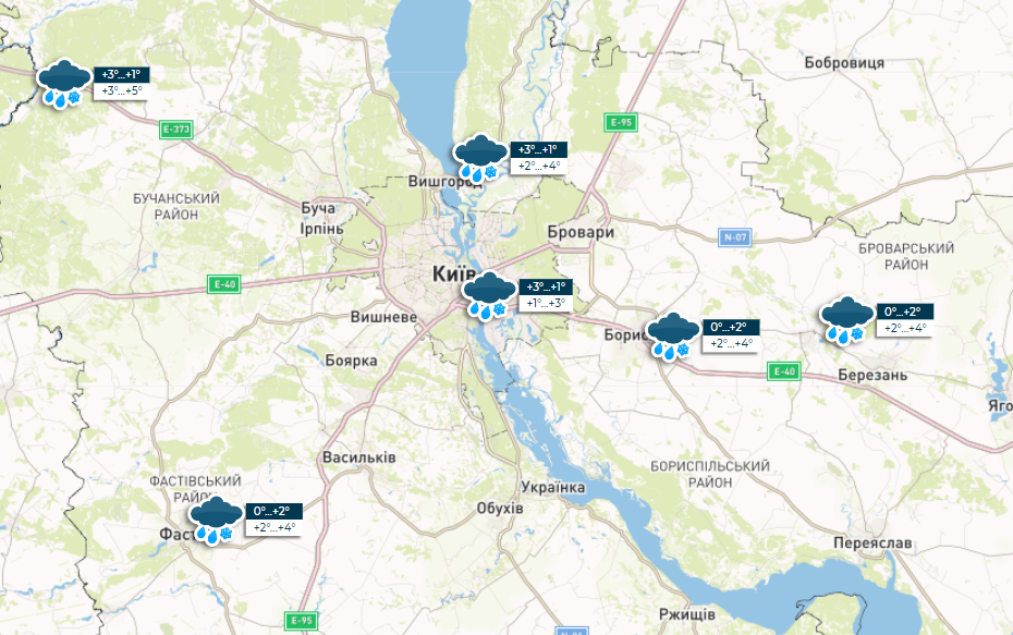 По Україні плюсова температура, але в Карпатах негода: прогноз синоптиків
