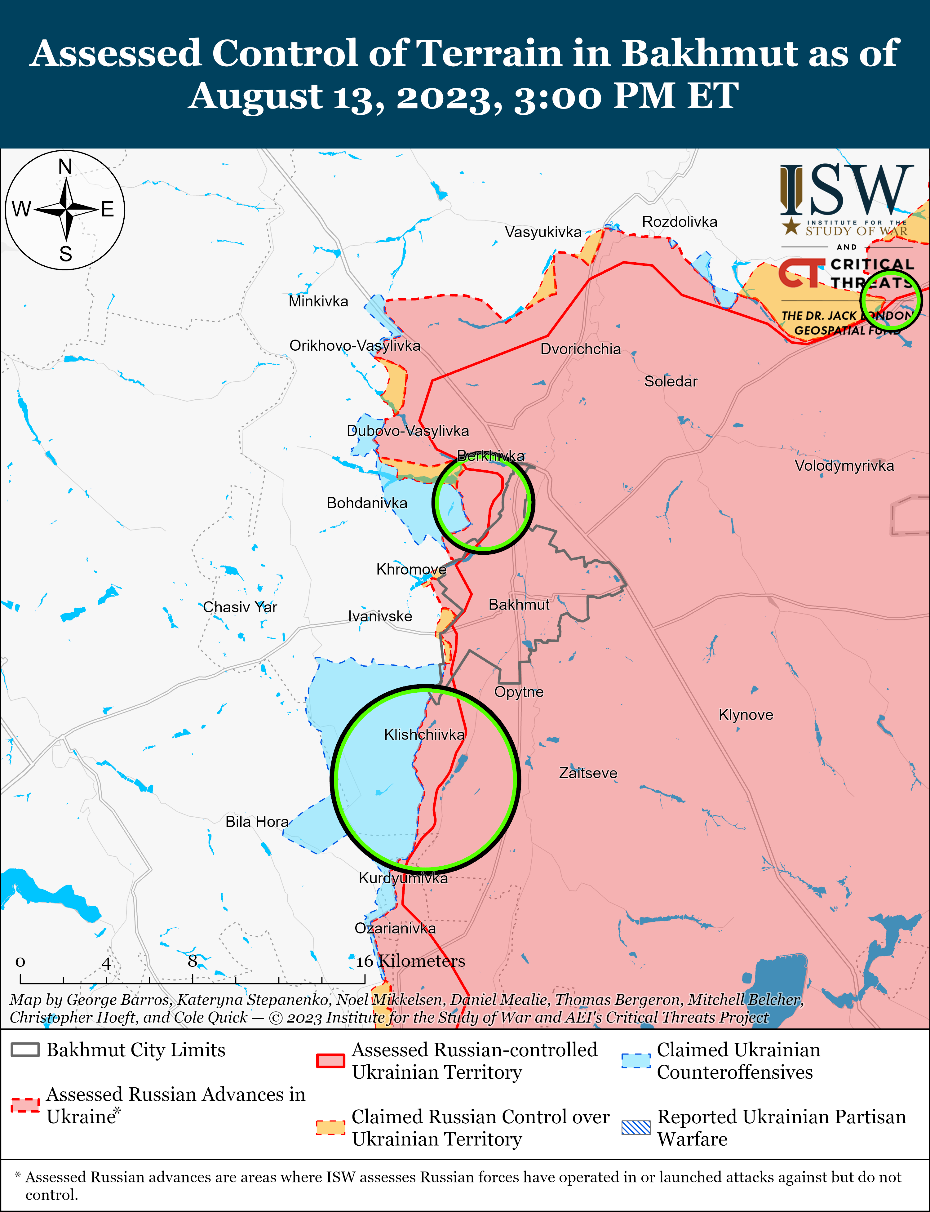 ЗСУ розвивають успіх на півдні, і не дають ворогу просуватися під Куп'янськом: карти ISW