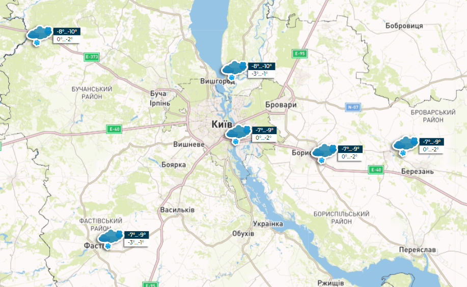 Мороз спаде, але лише місцями: де сьогодні чекати потепління і дощів