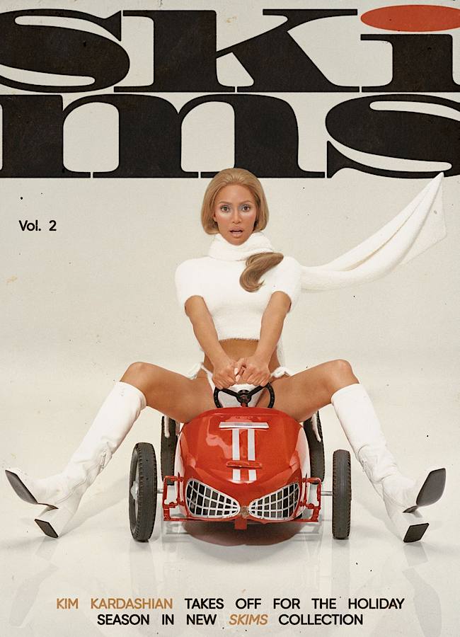 Кім Кардаш’ян презентувала новорічний кампейн у стилі 90-х