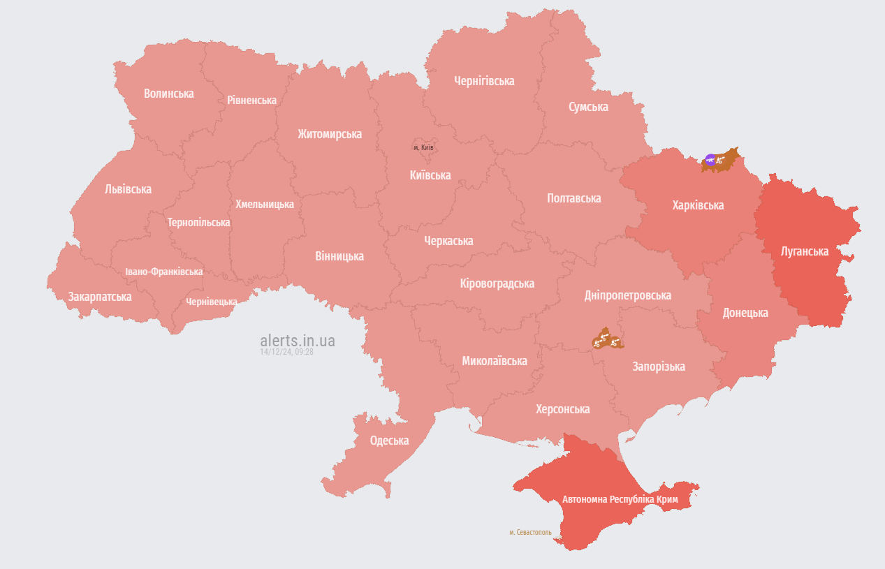 В Україні масштабна повітряна тривога: злетів МіГ-31К