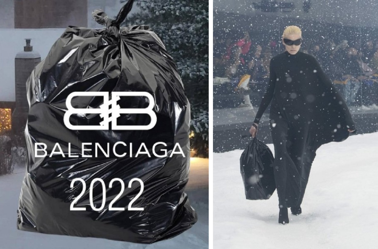 Модный дом Balenciaga выпустил мешки для мусора за 1790 долларов. И это не шутка