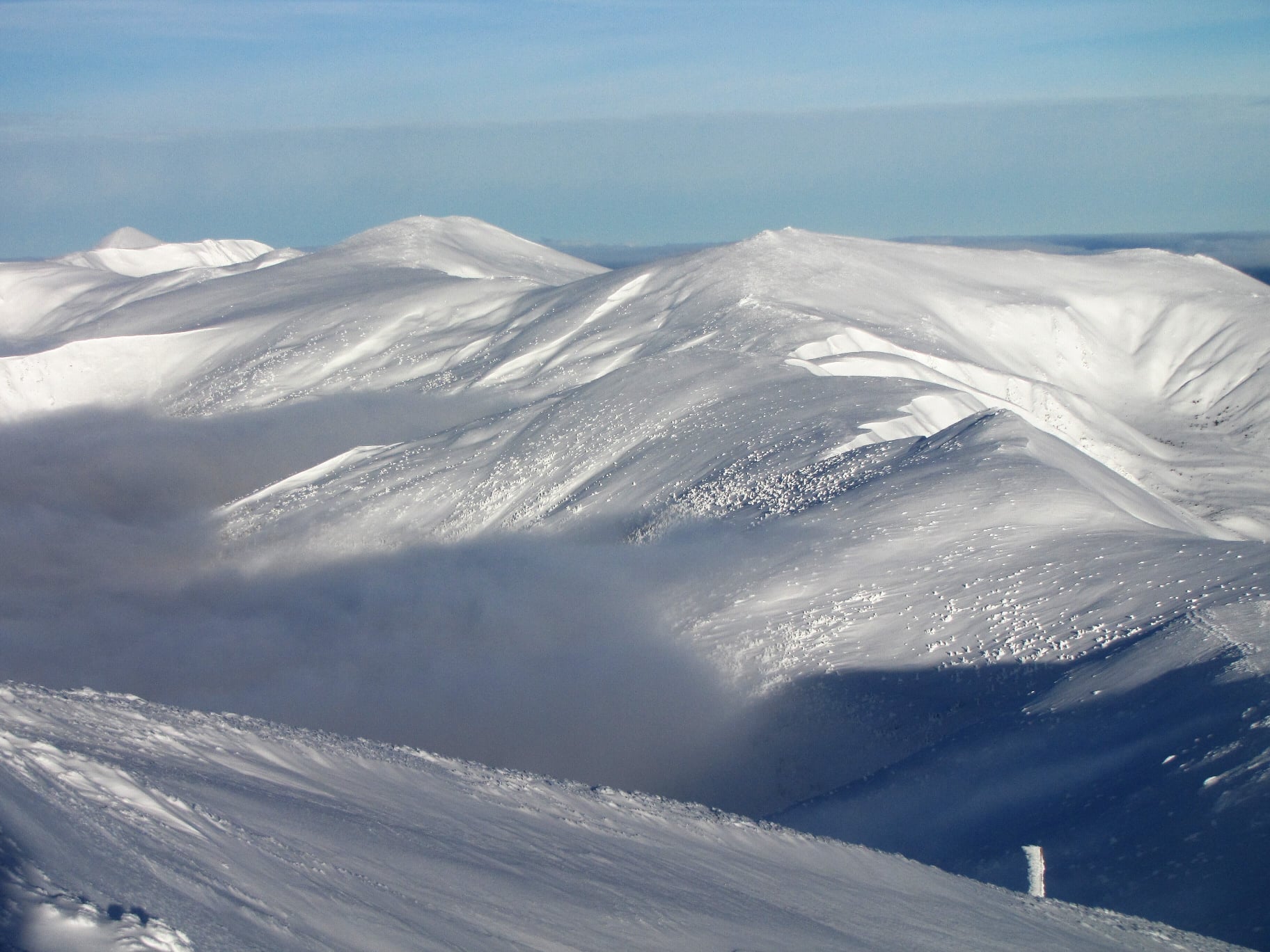 Красоту заснеженных Карпат в лучах солнца показали на сказочных фото