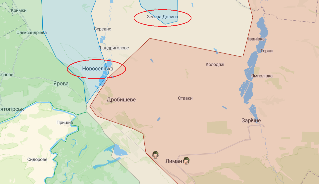 ЗСУ просуваються біля Лимана та Куп'янська: актуальна карта боїв