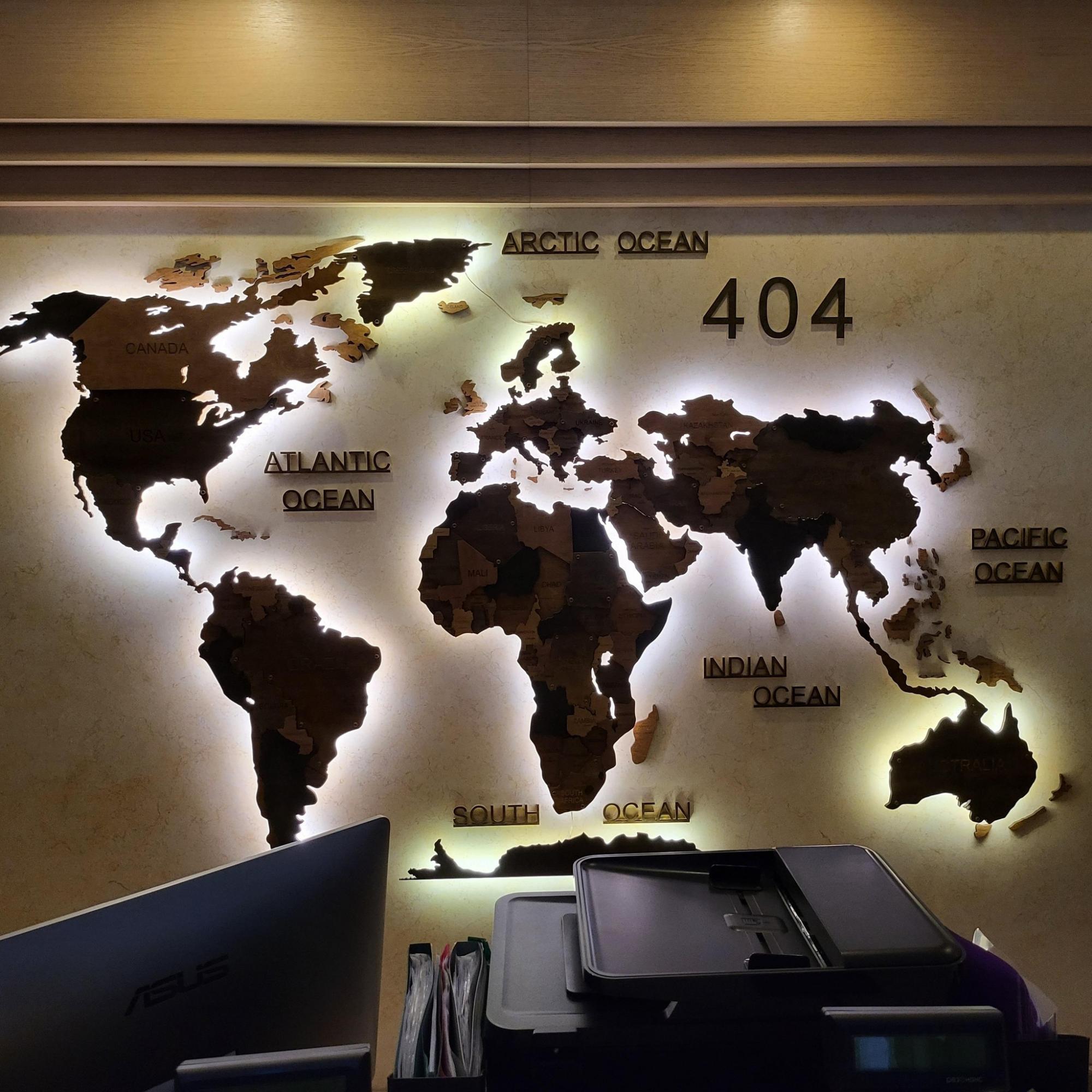 В одесском ресторане повесили карту мира без России: фото понравилось сети