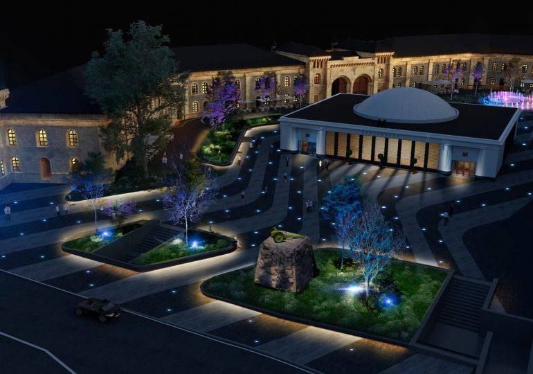 "Сухой" фонтан и сакуры: показали, как в Киеве изменится площадь возле метро "Арсенальная" (фото)