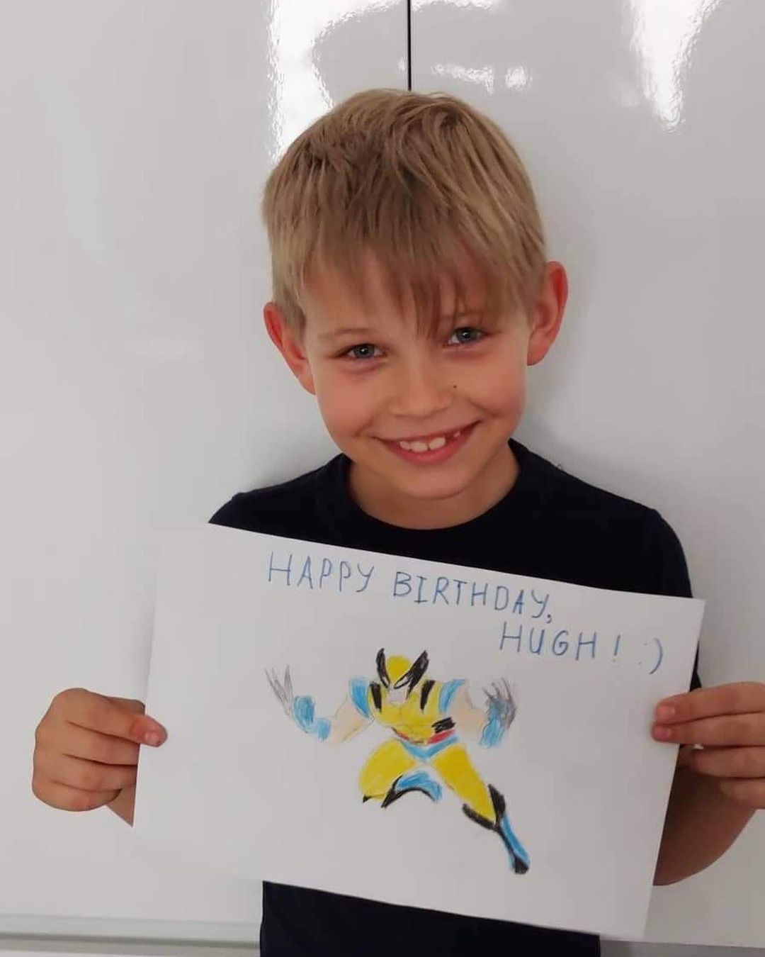 Х'ю Джекман отримав зворушливе привітання від 7-річного Кості з Одеси (фото і відео)