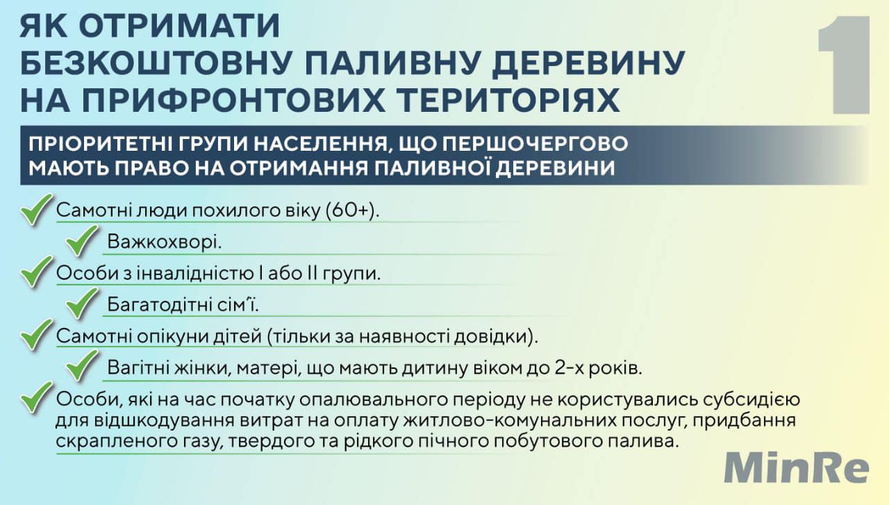Усім безкоштовно: як українці можуть отримати дрова для обігріву взимку