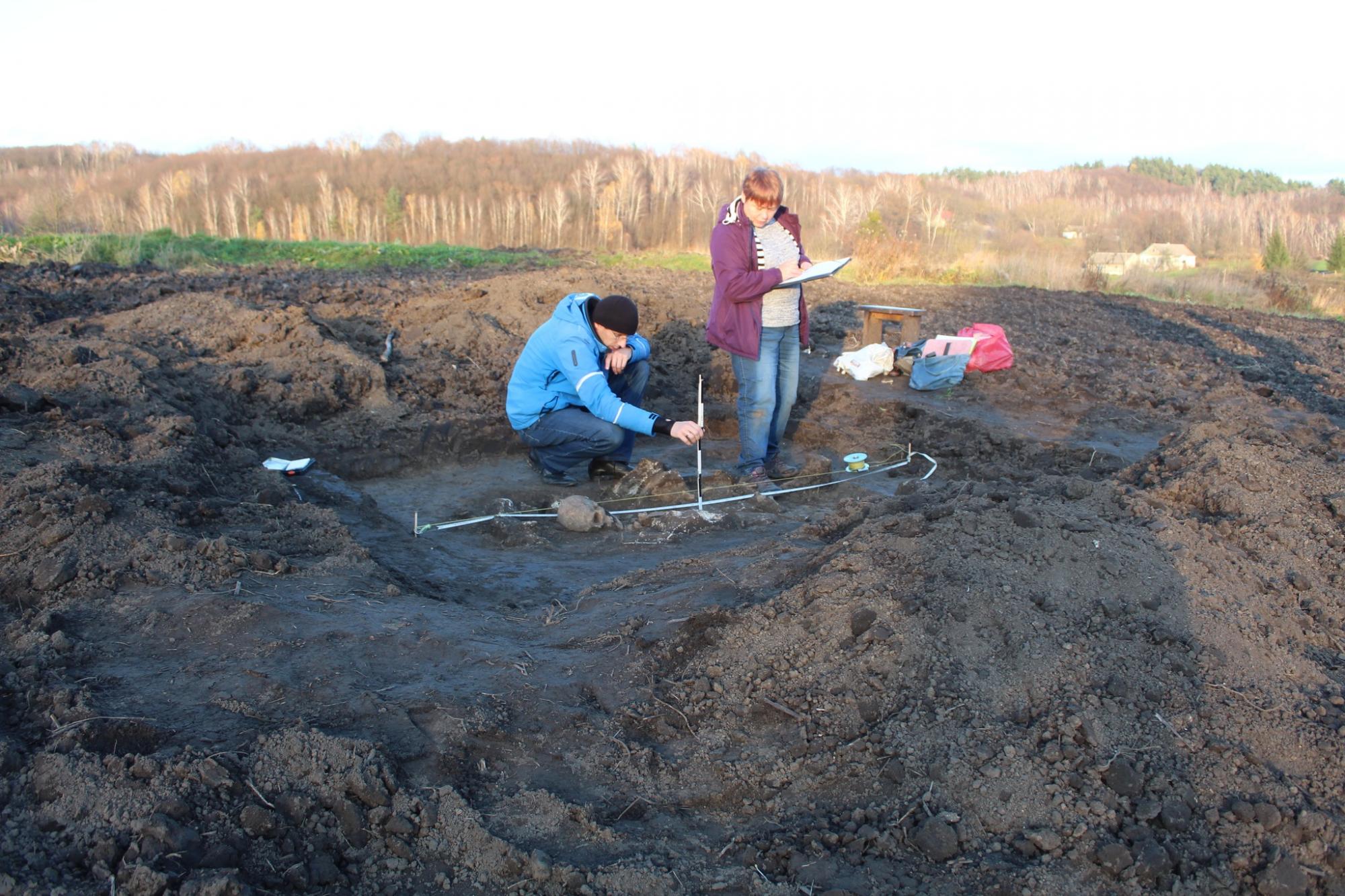 Под Тернополем женщина на огороде нашла древнее захоронение, которому больше 2,5 тысяч лет (фото)