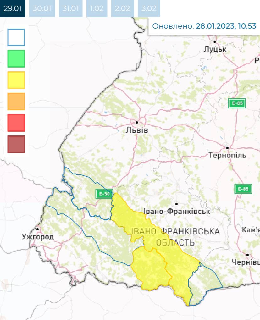 Українців попередили про можливість сходження лавин у Карпатах у найближчі дні