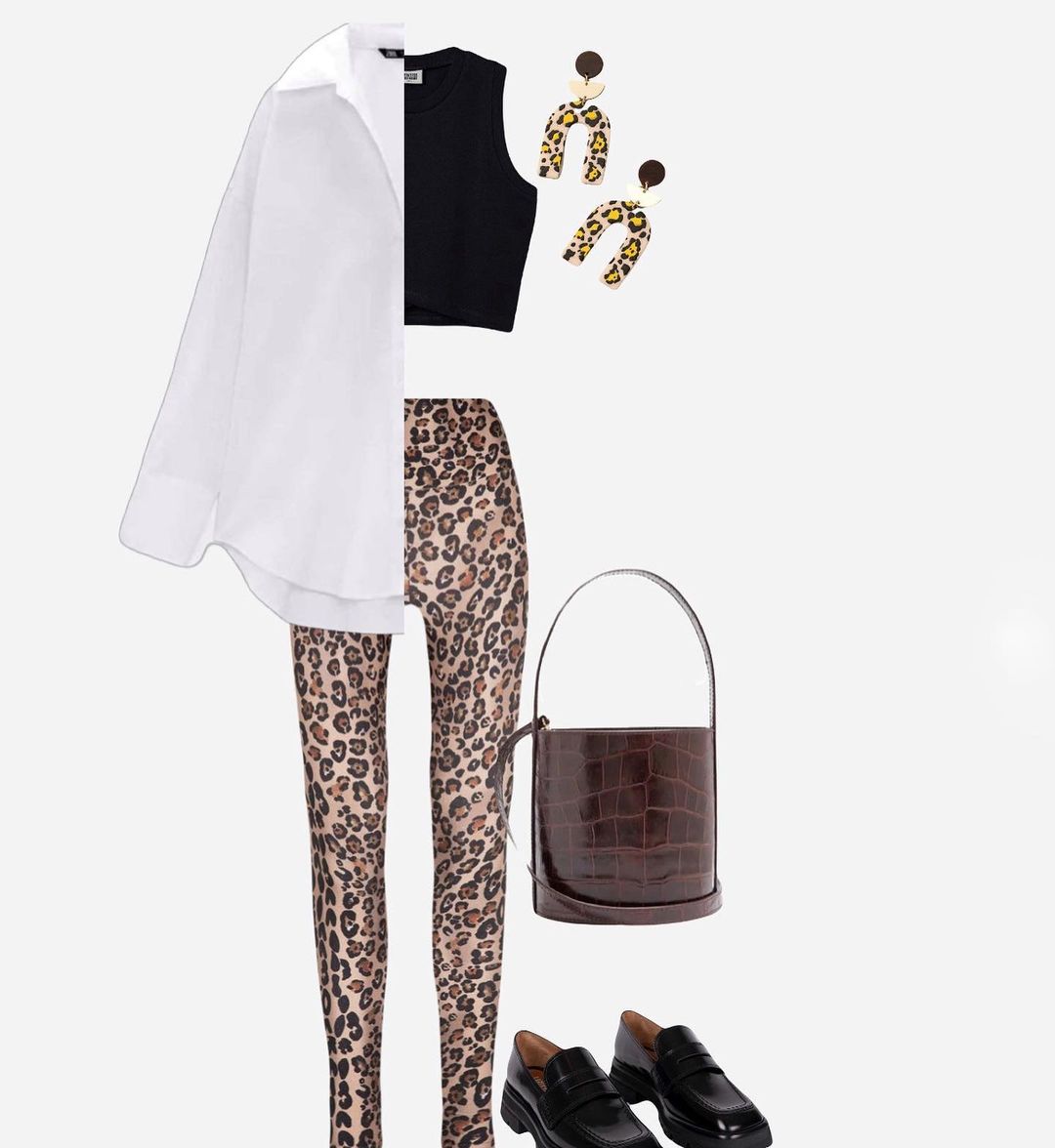 Дивіться, як треба носити леопардові лосини, щоб виглядати стильно