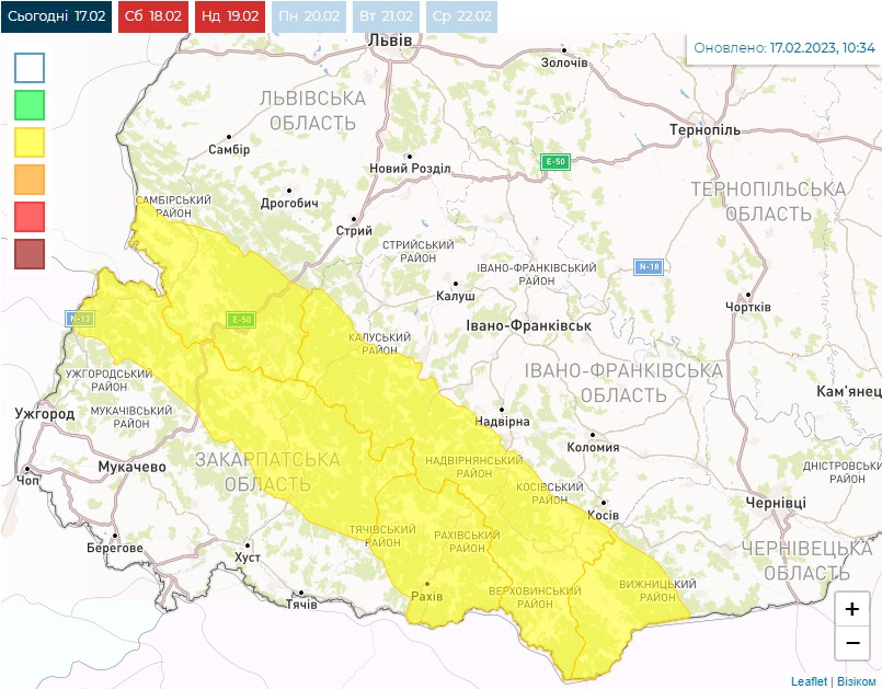 Третій рівень небезпеки. Українців попередили про загрозу сходження лавин у Карпатах