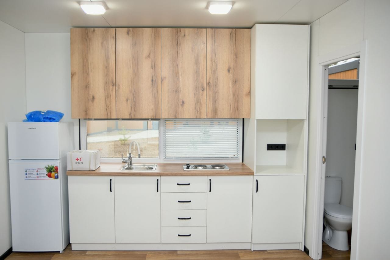 Смотрите, как выглядит первый модульный городок для переселенцев в Ровенской области