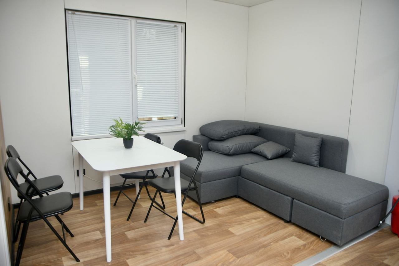 Смотрите, как выглядит первый модульный городок для переселенцев в Ровенской области