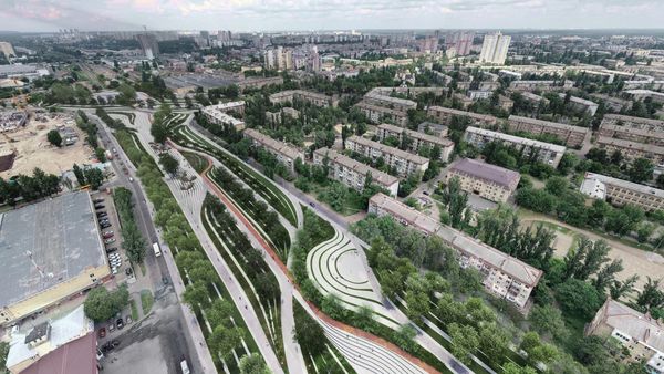 Амфітеатр й дитяча зона. Дивіться, як може змінитись один із київських парків (фото)