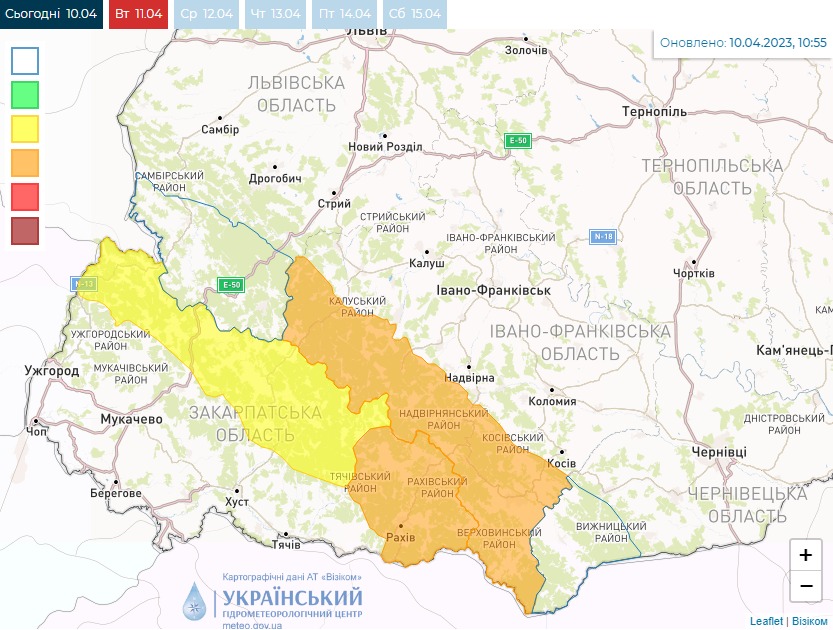 Українців попередили про лавинну небезпеку у двох областях найближчими днями