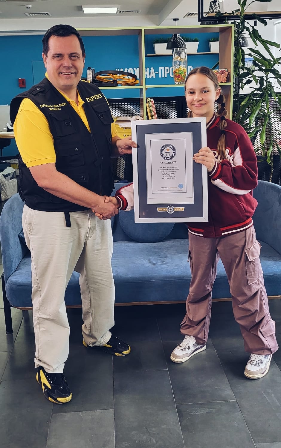 12-річна українка вдруге встановила рекорд Книги Гіннеса: ось що вона зробила