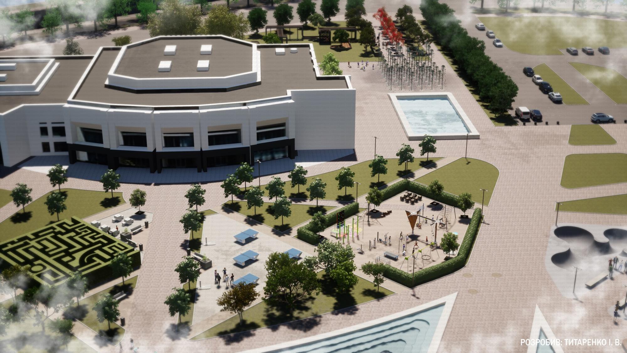 Дивіться, яким може стати центр Сум після реконструкції. Архітектор показав новий проєкт (фото)