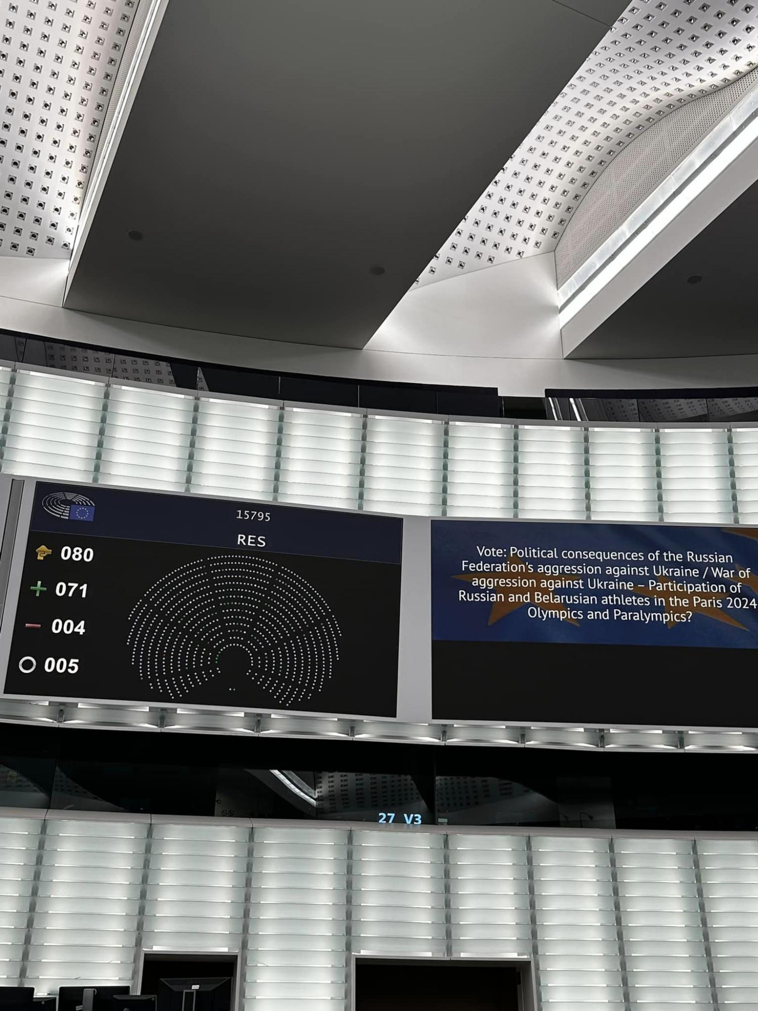 ПАРЄ рекомендувала не допустити росіян та білорусів до Олімпіади в Парижі