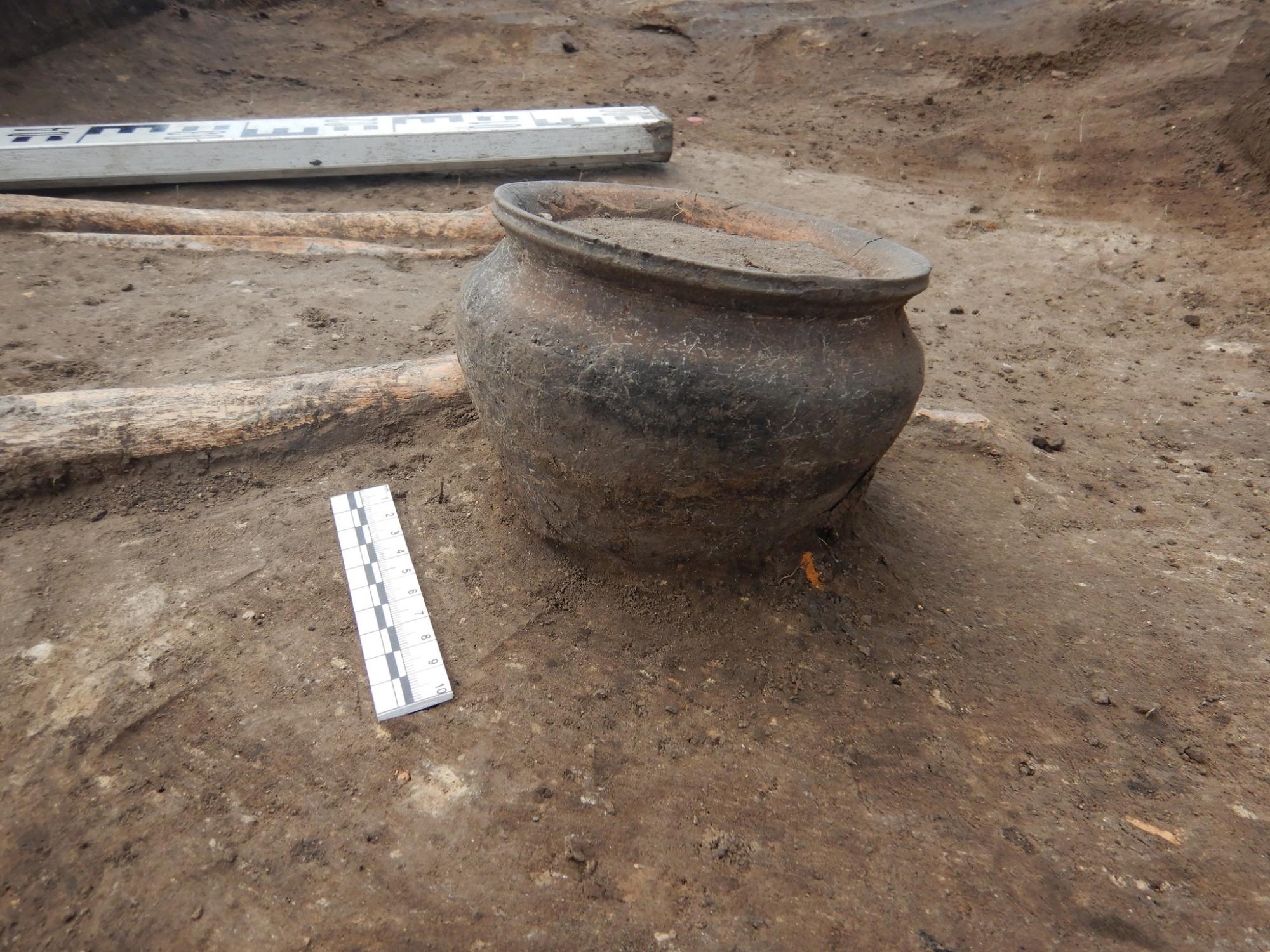 Під Києвом знайшли артефакти ІІІ-ХІ століть і поховання із "короною смерті" (фото)