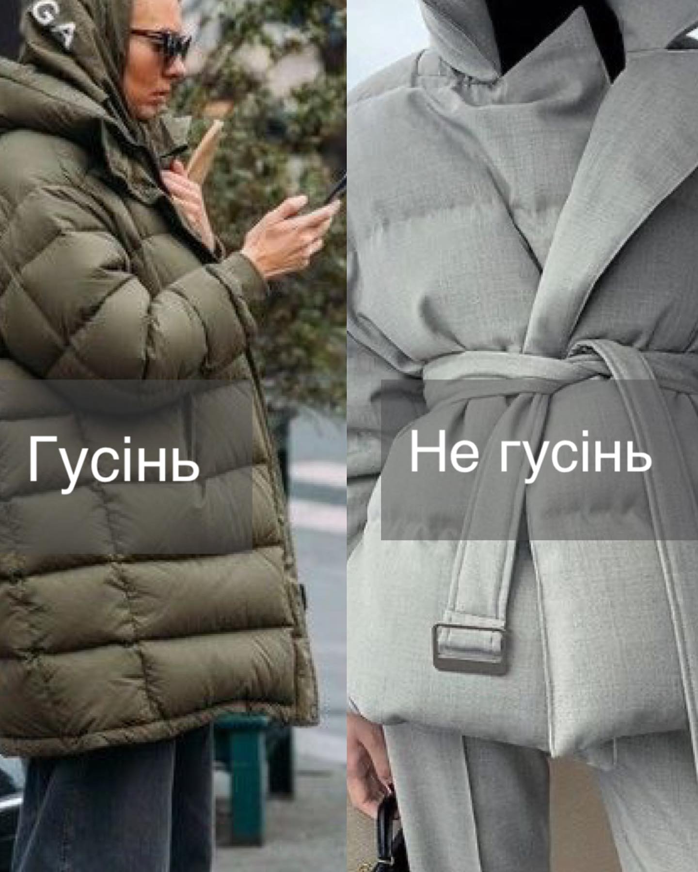 Будете виглядати, як "гусінь". Стилістка показала, які пуховики не варто купувати на зиму