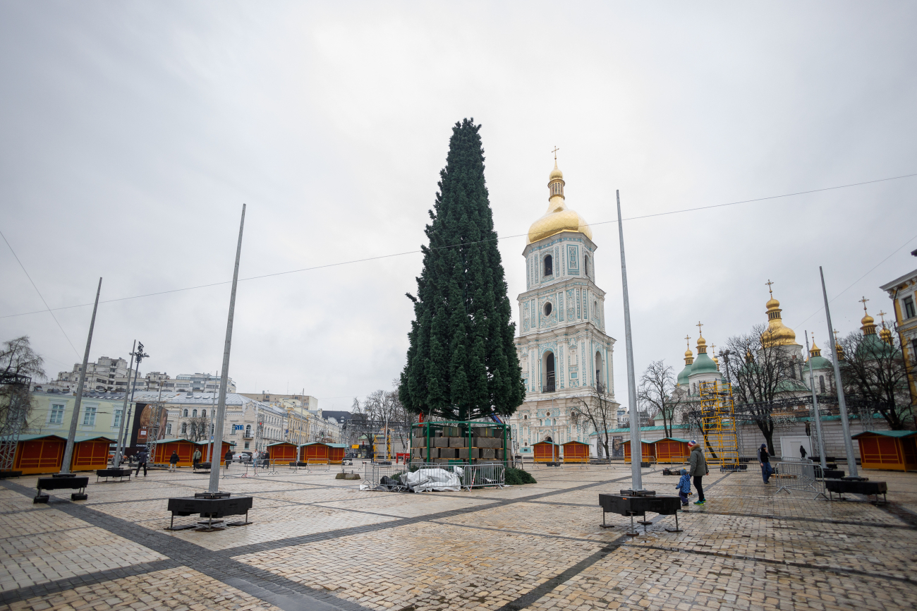 Главная елка Украины: как она выглядит и когда на ней зажгут огни