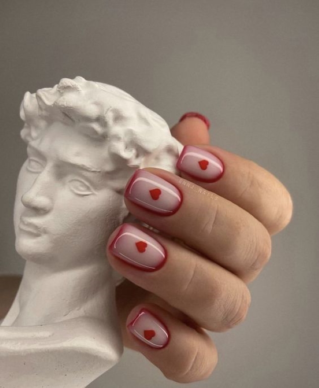Романтические идеи маникюра ко Дню Святого Валентина (фото)