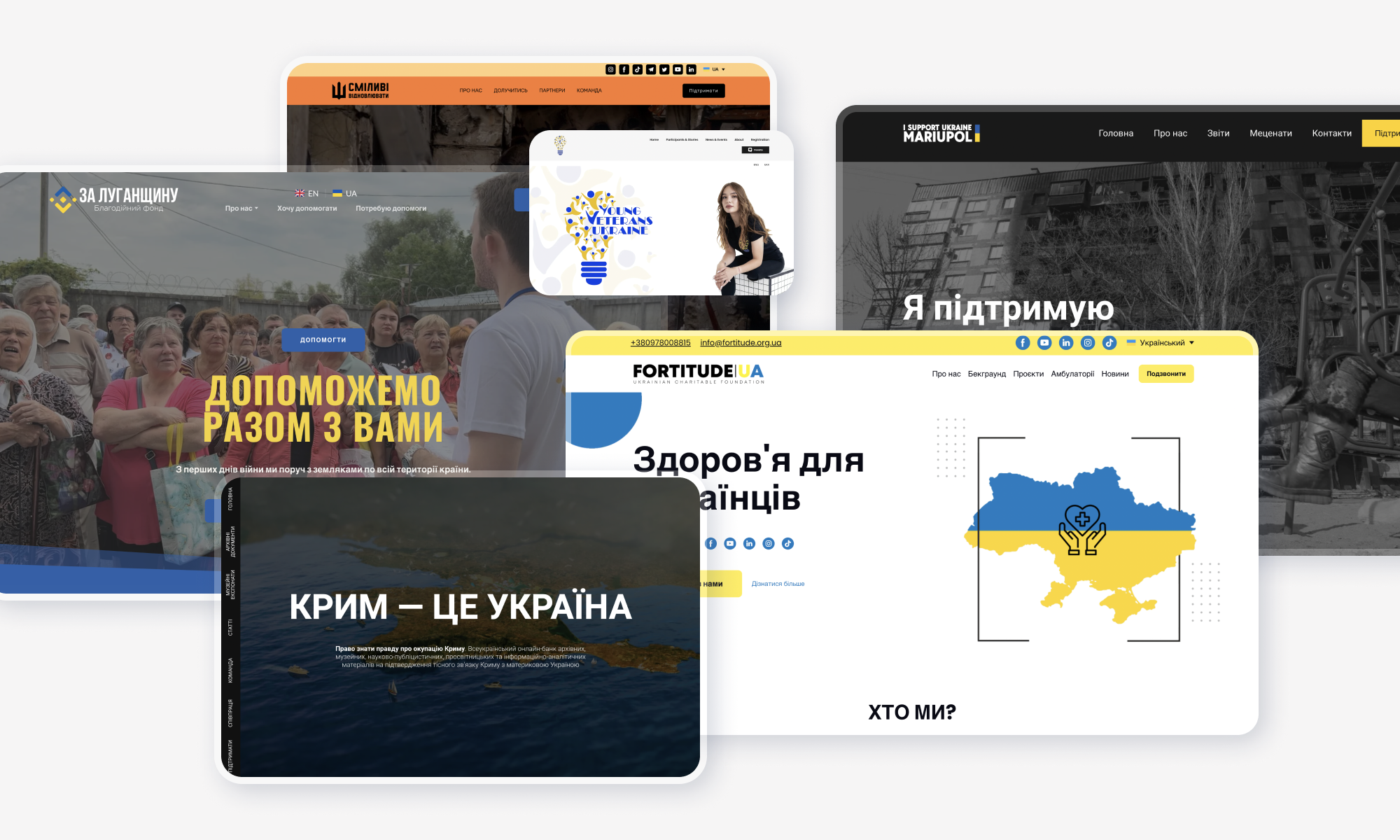 Weblium допоміг українським волонтерам створити понад 300 професійних сайтів. Загальна сума допомоги - понад 1 млн. грн.