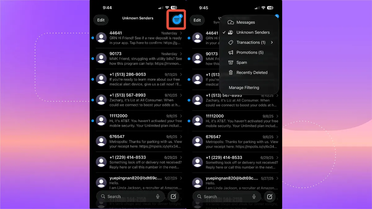 Як увімкнути фільтрацію повідомлень в iOS 26 і позбутися спаму